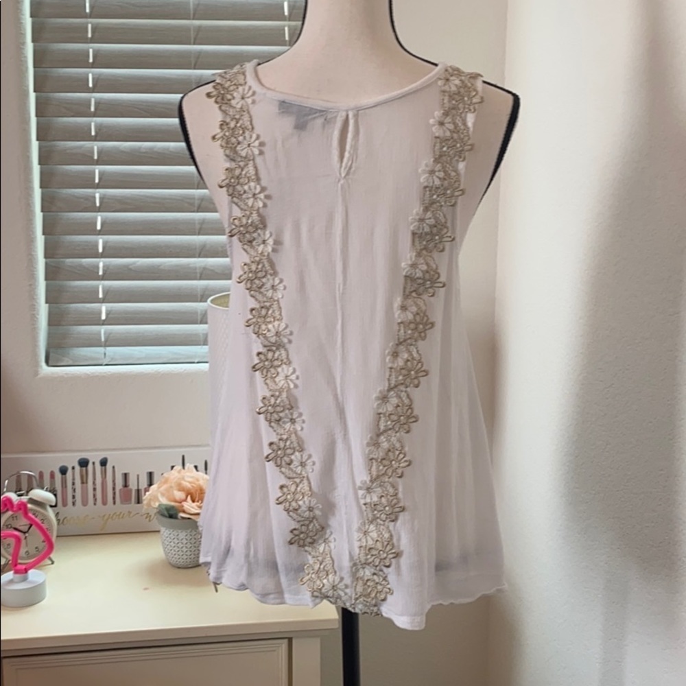 Romeo + Juliet  Couture Gold Detail Blouse